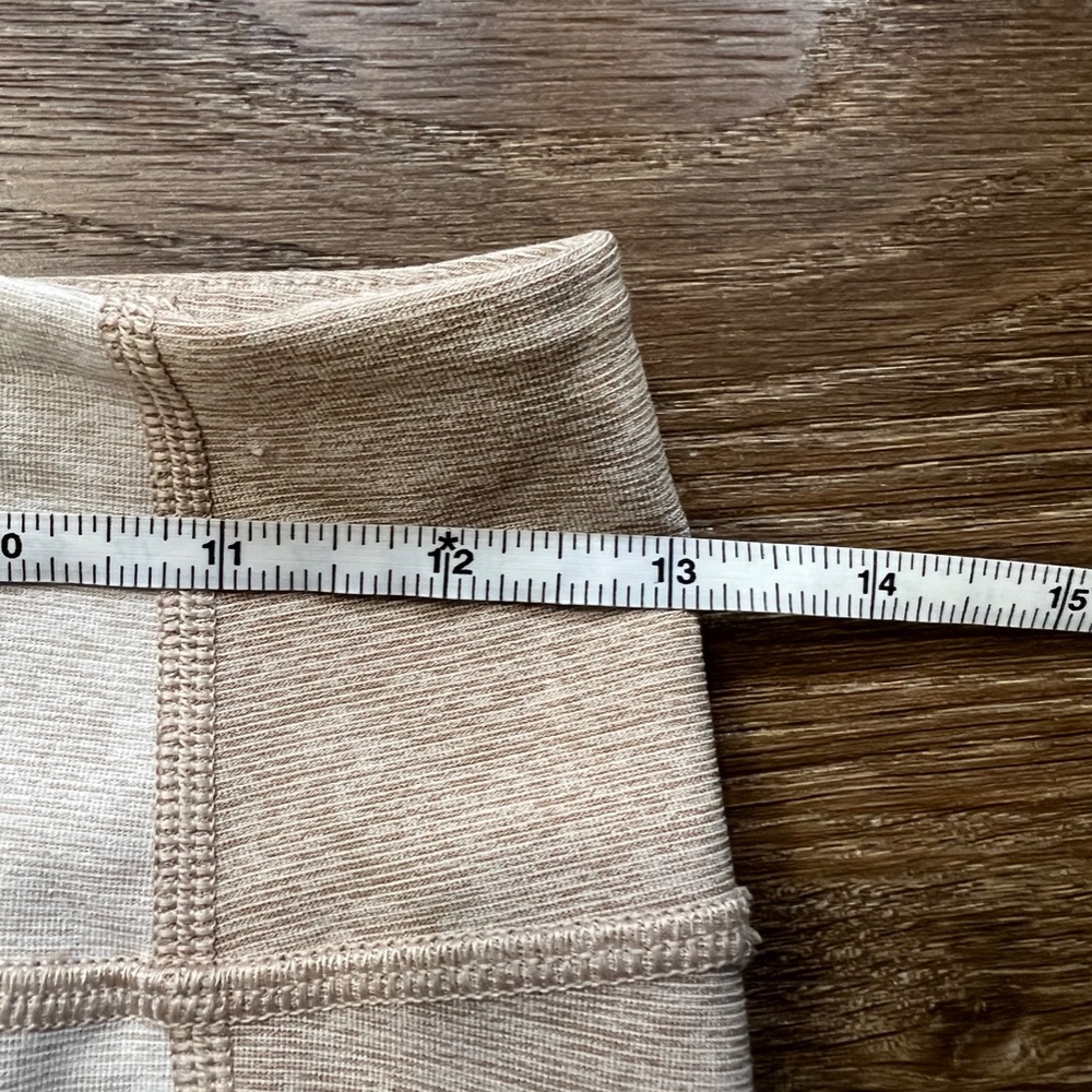 Outdoor Voices Women's 7/8 Tri-Tone Colorblock Leggings Oatmeal/Gray Size Small - Picture 13 of 13